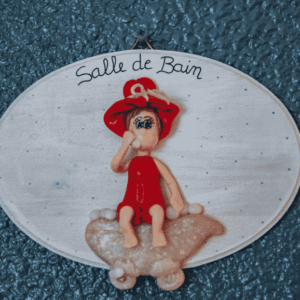 Plaque "Salle de bain"